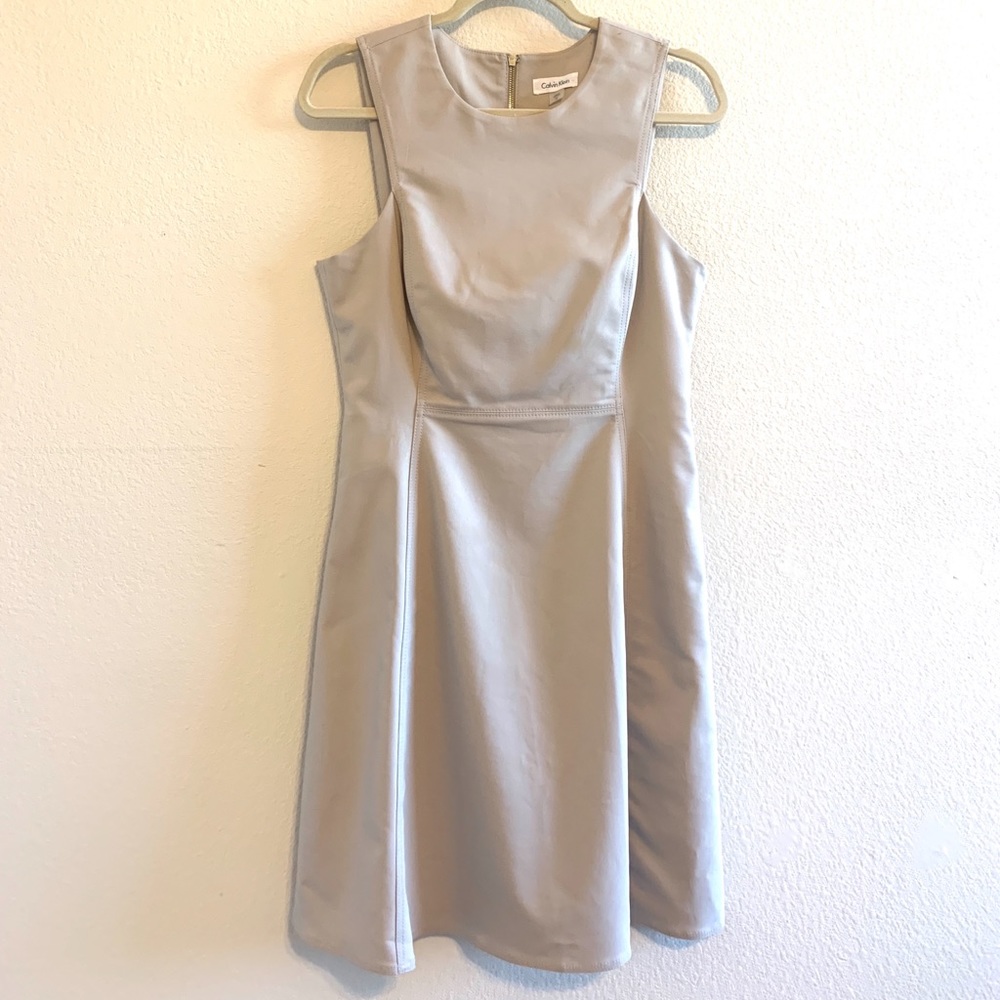 Calvin Klein Regatta Sheath Fit & Flare Dress 10